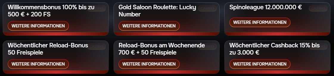 Besuche die Aktionsseite und sichere dir alle verfügbaren Boni